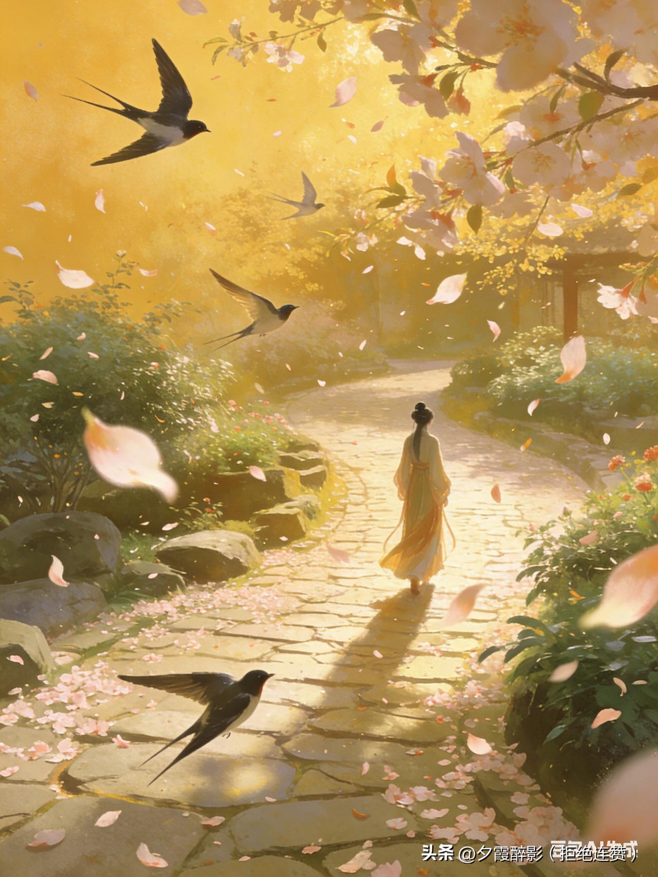 无可奈何花落去，似曾相识燕归来
 
晏殊 浣溪沙 诗词鉴赏
 
千古名句“无可奈