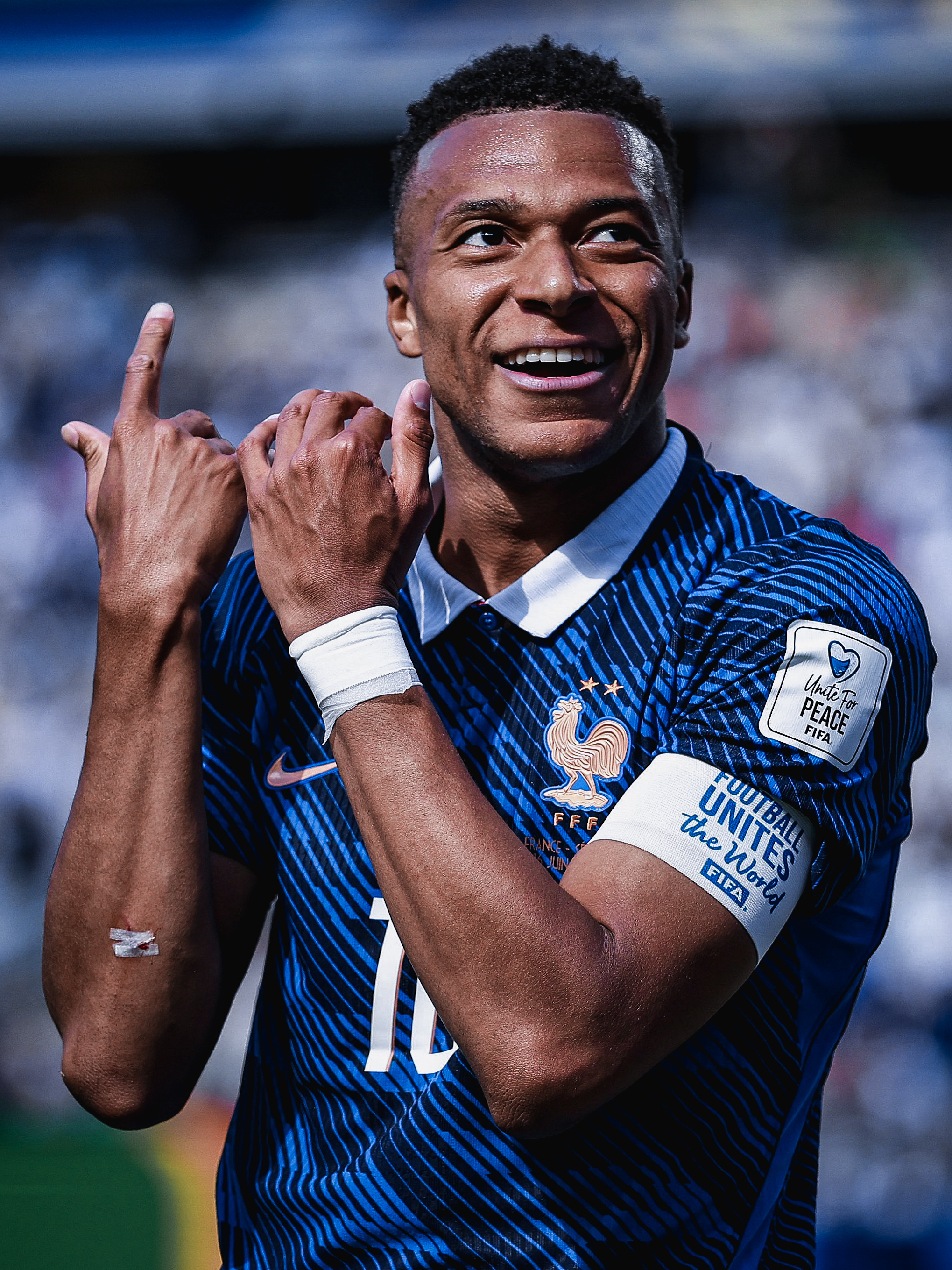 姆巴佩，连续三届世界杯取得进球。🇫🇷👑法国vs塞内加尔世界杯姆巴佩破门