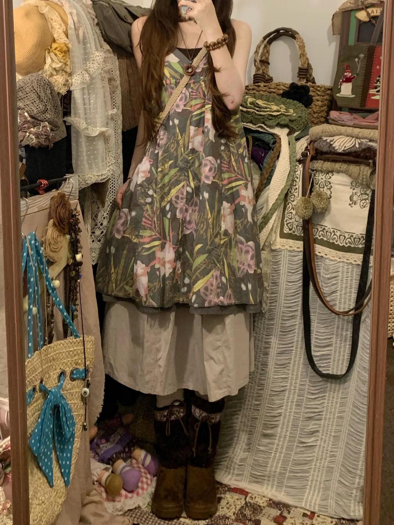 森系部落。日森系穿搭 复古文艺  我的古着ootd 古着ootd