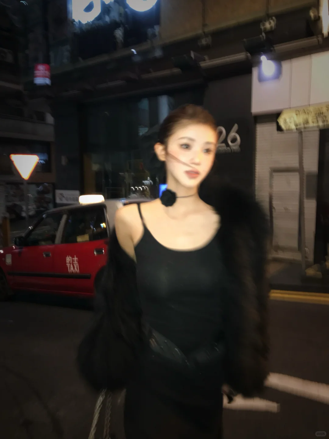 在夜晚的香港街头📸️