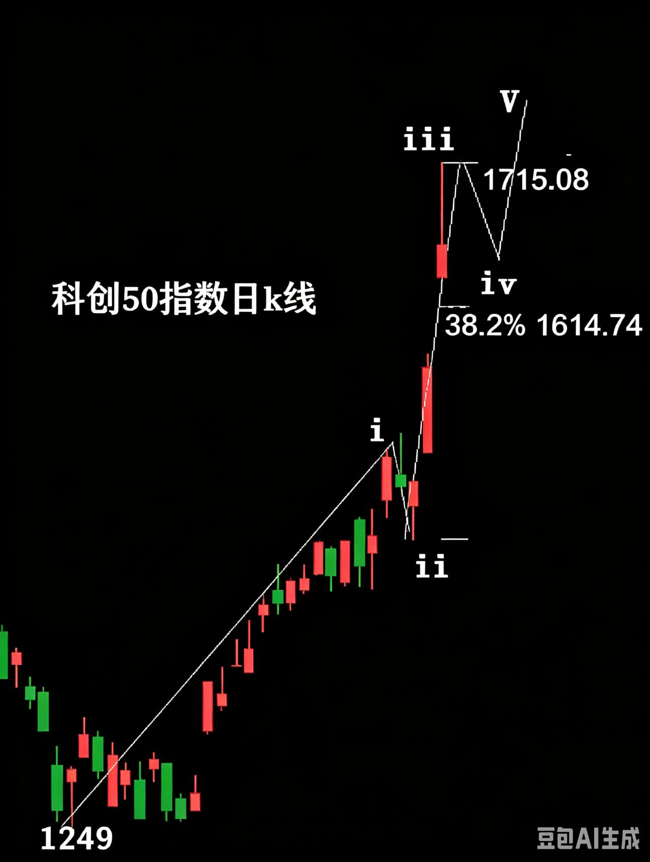 指数浪型拆解：科创50进入5-4回撤，主线强弱定全局
 
小李：林老师，节后第一