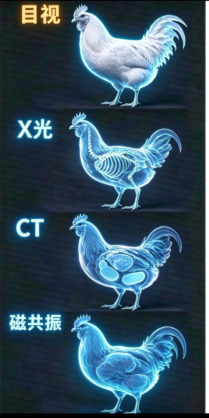 记录者超话记录者超话 一张图看懂X光、CT、磁共振到底差在哪。身体不舒服去医院，