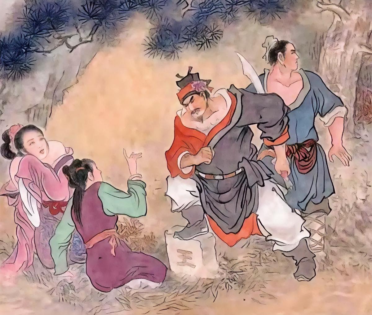 不懂就问，这是四大名著里的什么名场面?[作揖][比心]