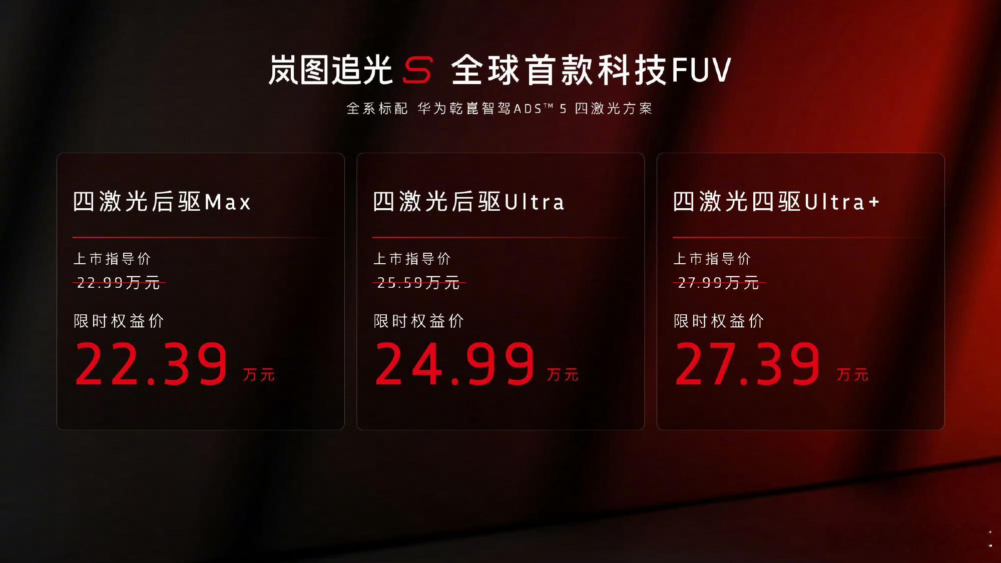 岚图追光S价格来了，符合你的预期吗？360穿隧道是真的。 