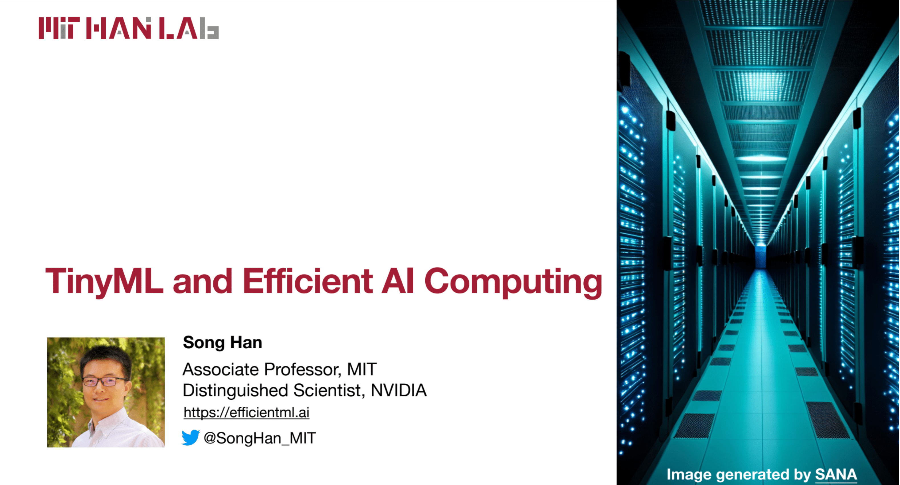 MIT的公开课 微型机器学习与高效 AI 计算 26年秋季版更新了。还会学习如何