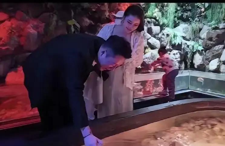 汪小菲这回是真把日子过成甜的了。

发布会现场，他穿件简单白衬衣，站那儿介绍自家