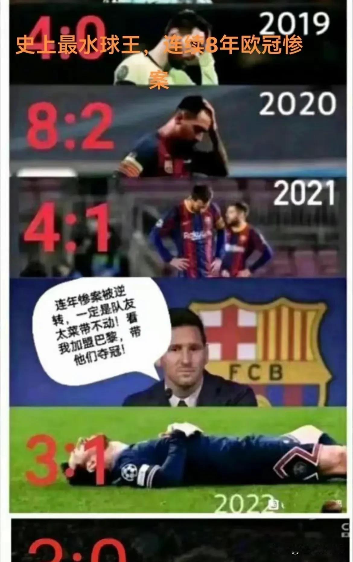 如果皇马当年力捧本泽马，那和梅西双骄的是不是本泽马？

充分说明了部分人迷看球时