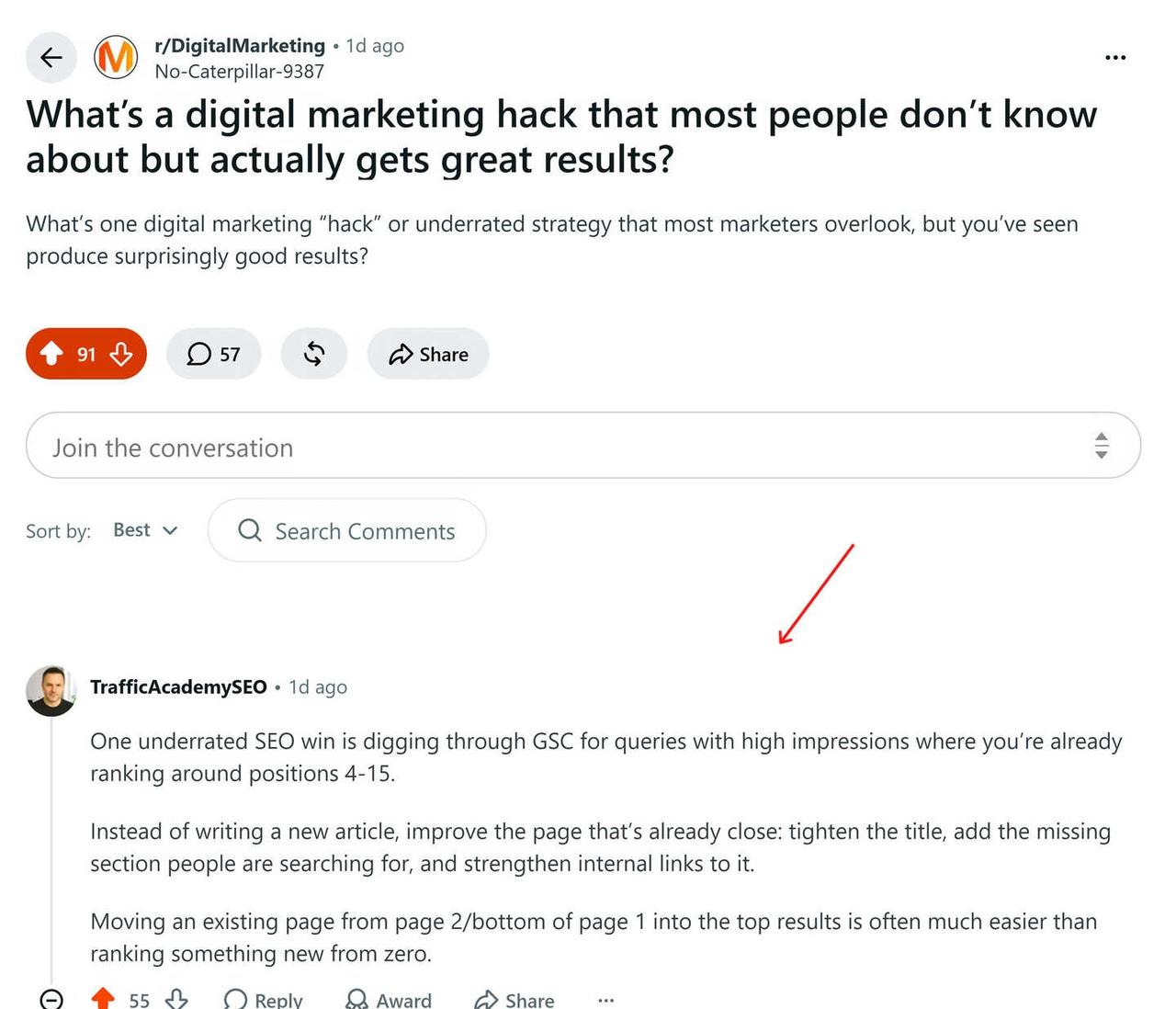 一个被严重低估，但非常有效的 SEO 方法：
内容营销 营销策略 爆款标题 GE
