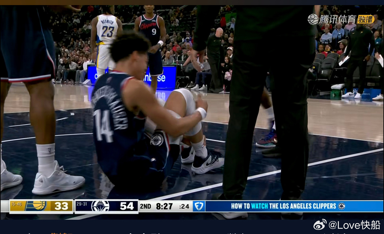 豪泽太拼了，快船这受伤魔咒又来了