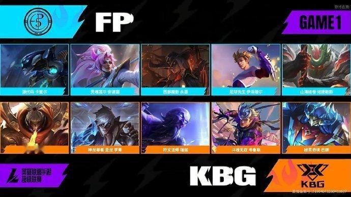 2026WRL夏季赛淘汰赛第二场第一局比分：FP 1-0 KBGMVP：FP.S