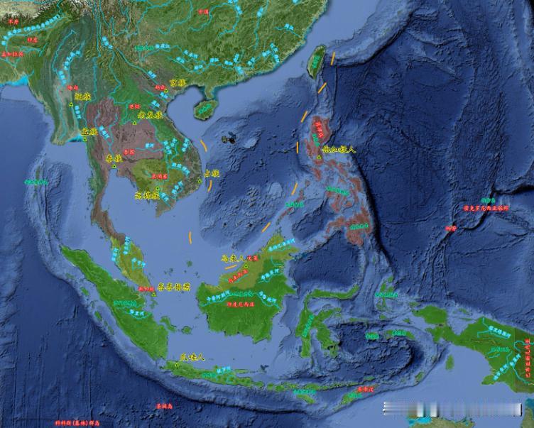 东南亚地区的安全靠大国庇护！

东亚和东南亚全是本土民族，且外来移民极少。繁衍了
