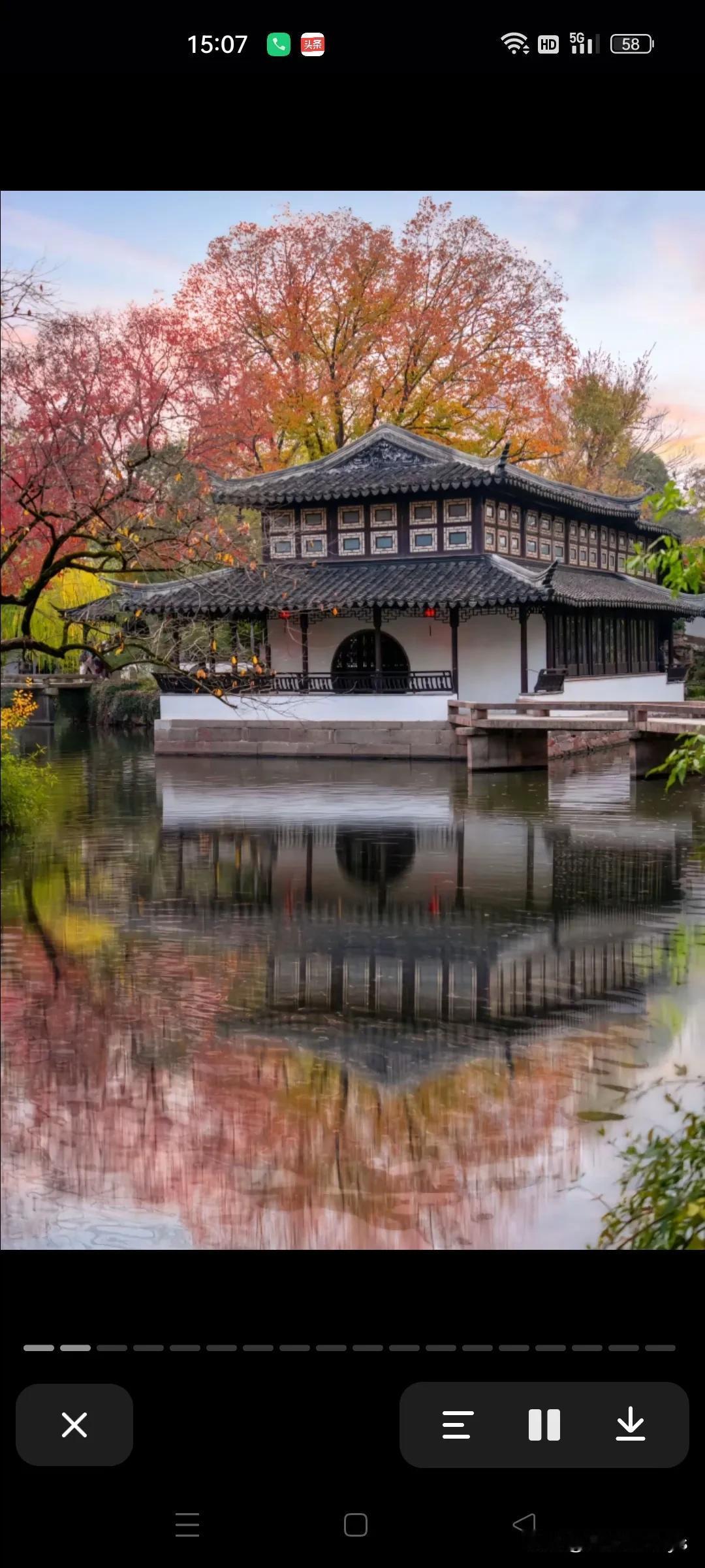 江南水乡古镇的秋天真的美 美景创作灵感 l溶图风景