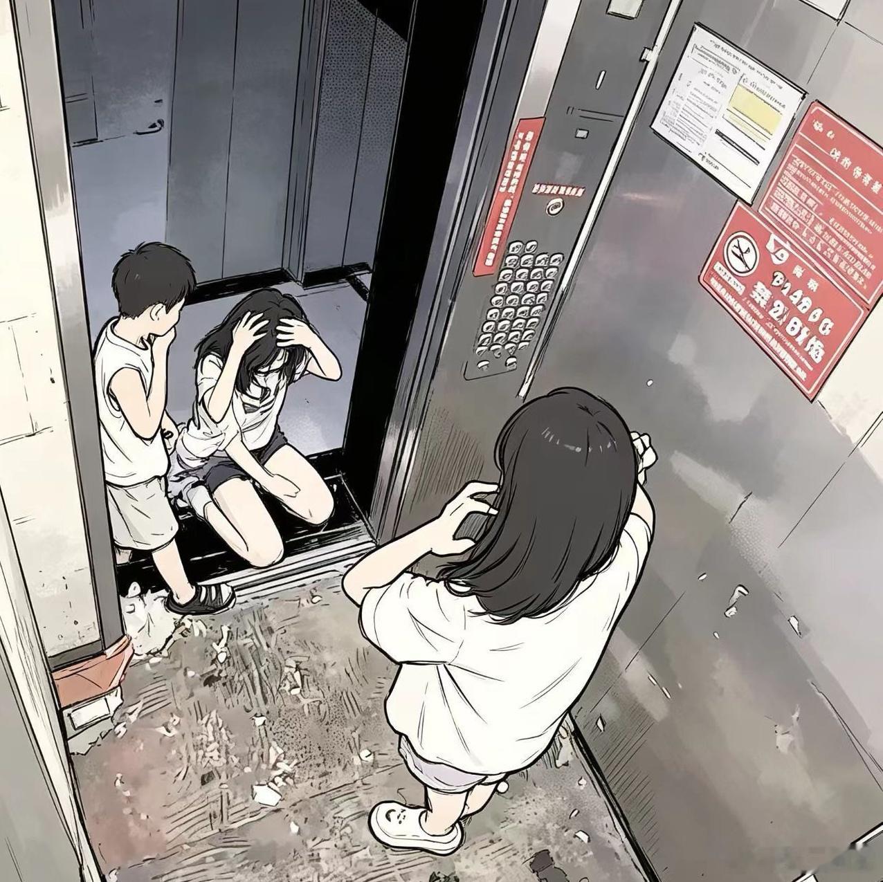 仙桃电梯打架事件，结果组织和解。成年人理亏，还先动手，唯一庆幸的就是女孩打赢了。