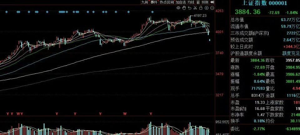 新手往往死在追高，老手往往死在抄底；没有恐慌盘，没有大面积跌停板，言底尚早；什么