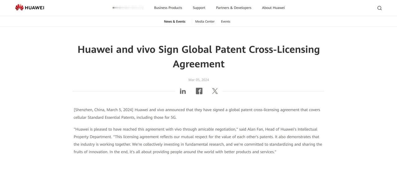 截至当前，OPPO、小米和vivo均与华为达成了全球专利交叉许可，这对国产企业而