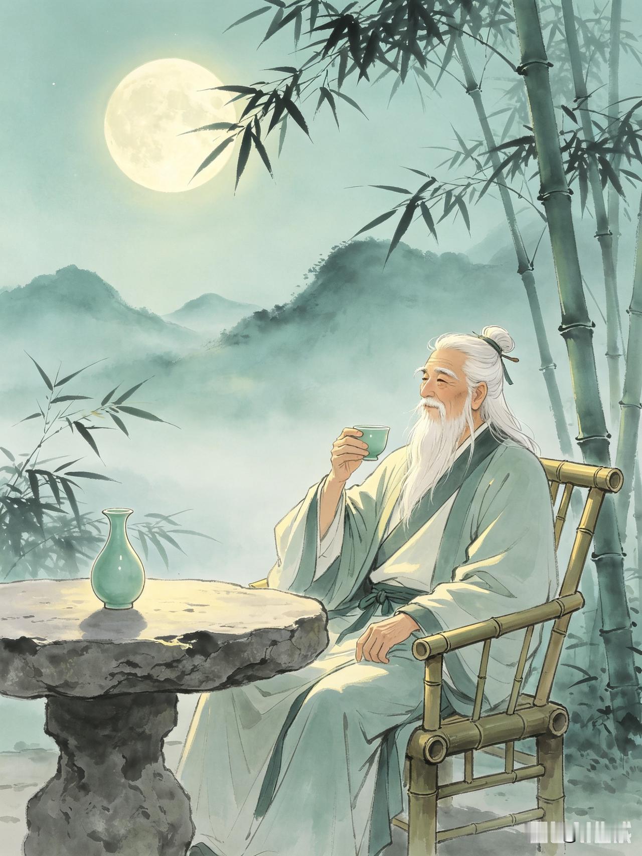 看到“酒里忧愁少”这个上联，感觉瞬间就有一股洒脱劲儿。有人对出“心中喜乐多”，这