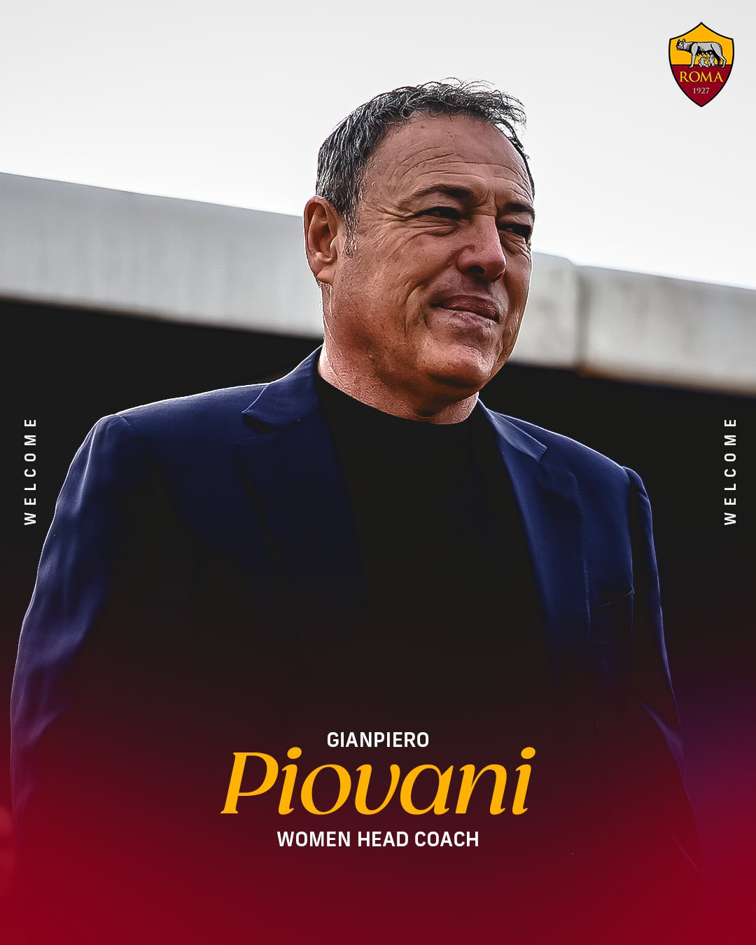 罗马官方宣布皮奥瓦尼（Gianpiero Piovani）成为女足新任主教练，签