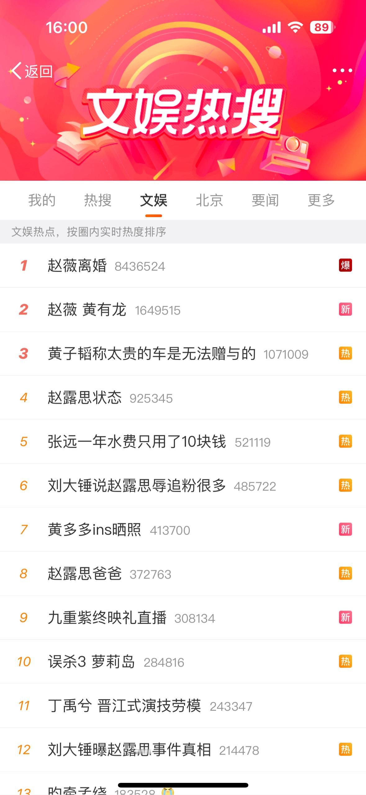 赵薇官宣离婚  赵薇继前不久琼瑶去世在微博发布悼文后，再次更新微博表示自己多年前
