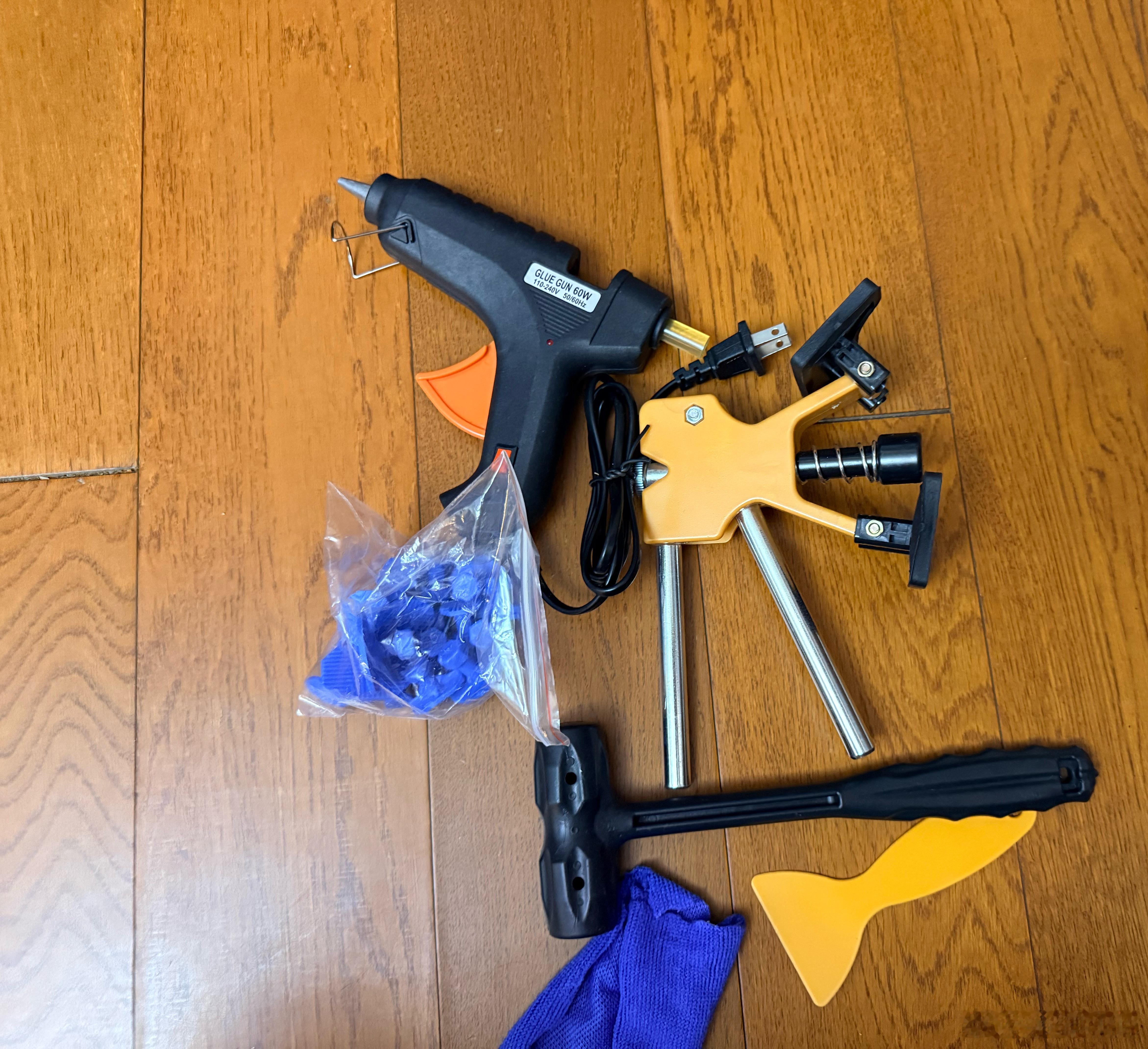 车上有个小凹坑，准备自己试试修复，会把漆面拉爆吗