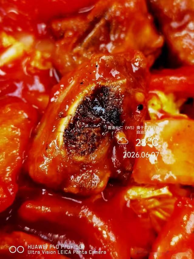 月居生活记录（9859）广西壮族自治区来宾市（84）品尝小吃37：酸甜排骨饭（1
