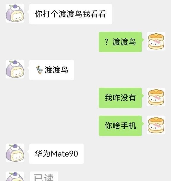 你们的手机都能打出来渡渡鸟吗
Mate90 用鸿蒙的亿点理由 华为Mate90全