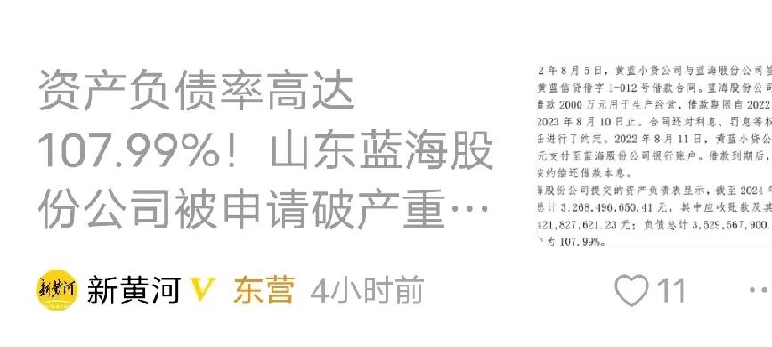 东营的蓝海集团受不受连累呀？太不可思议了。


这个山东蓝海和东营蓝海是一家吗？