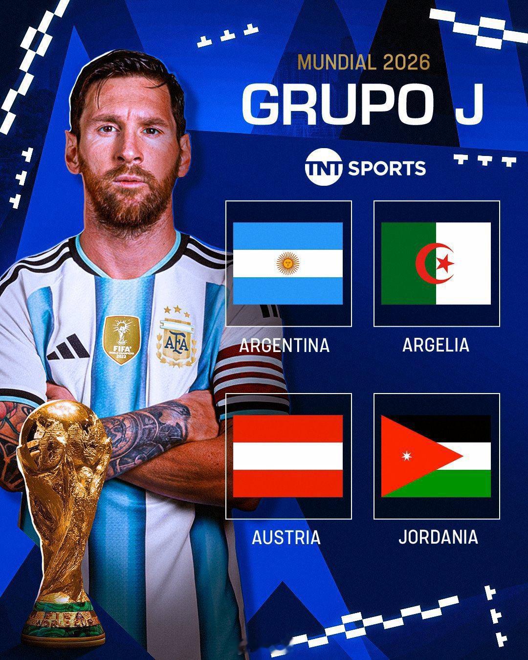 世界杯死亡之组 2026年美加墨世界杯抽签结果出炉，梅西和C罗有可能在世界杯八强