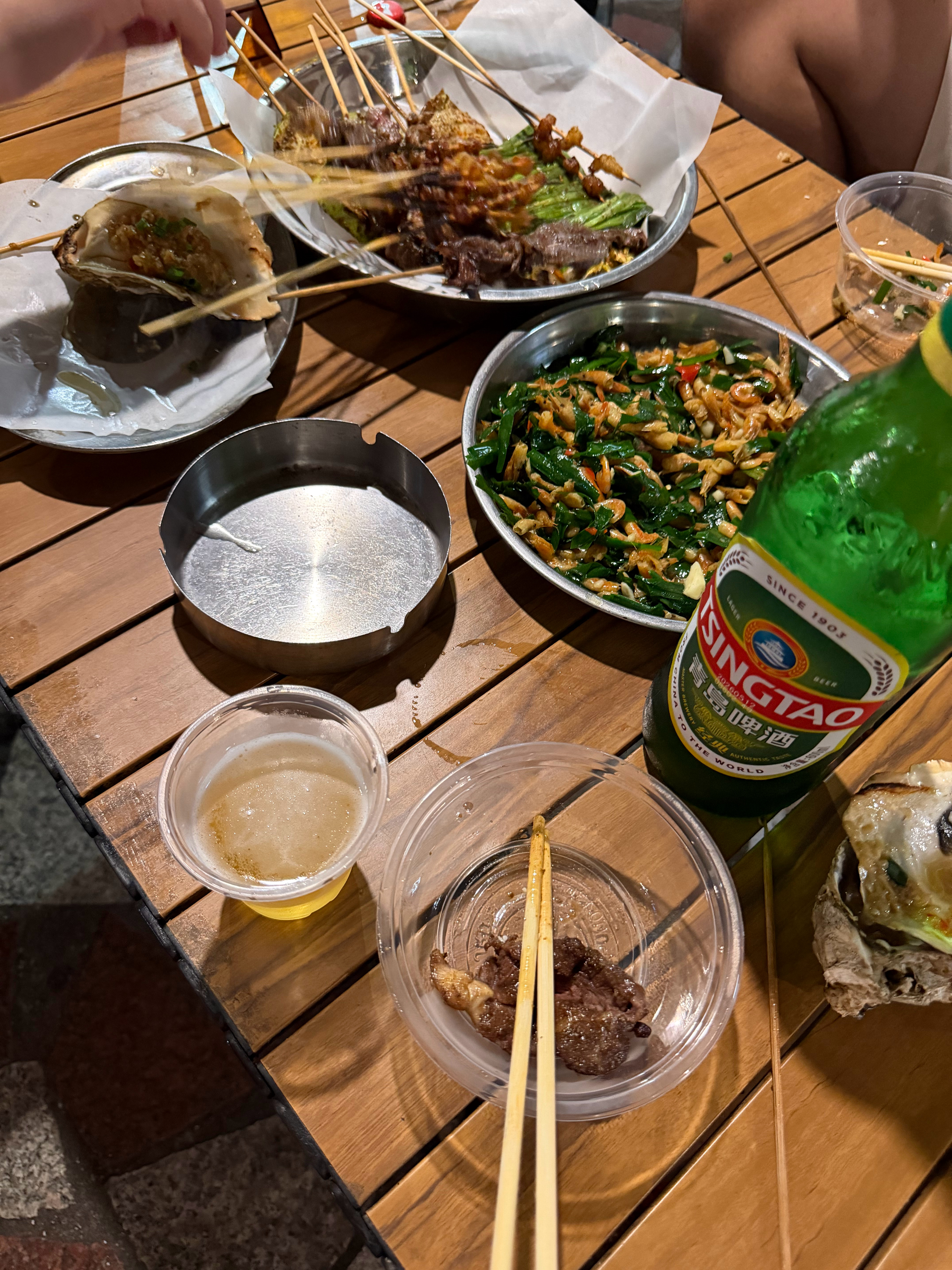 同事相亲成功，请客吃烧烤，祝同事喜结良缘 早日结婚 生8个儿子 