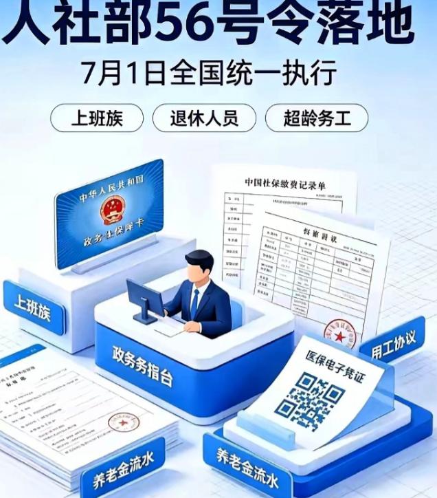 重磅消息！从7月1日起，全国将强制执行关于退休返聘及超龄员工的新规。退休返聘或将