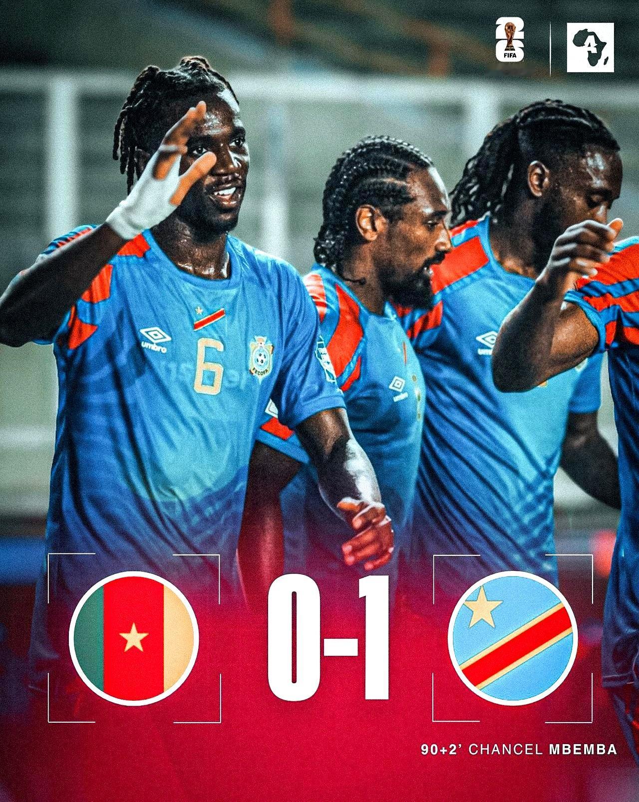 凌晨摩洛哥这场雨战，直接让非洲区世界杯门票之争变天！刚果民主共和国91分钟绝杀喀