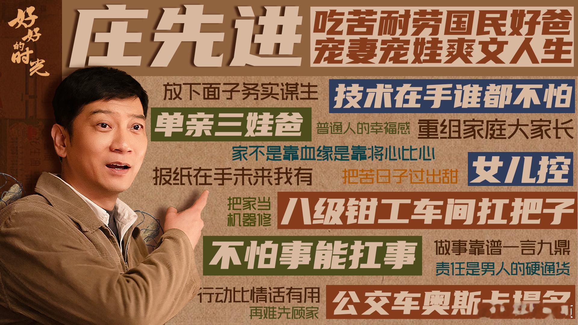 王启年在年代剧也是女儿控 救命！田雨一演父亲我就忍不住想哭😭！王启年宠王霸，庄