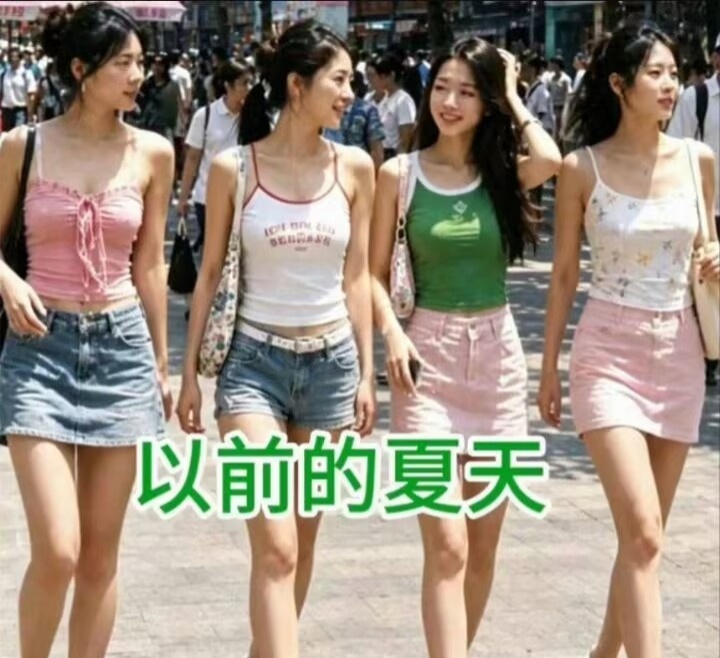 以前的夏天vs现在的夏天 ​​​