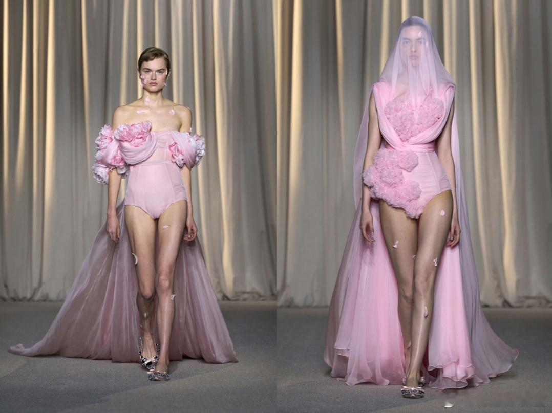 这几条GIAMBATTISTA VALLI 2024秋冬高定，写了唐嫣的名字了吧