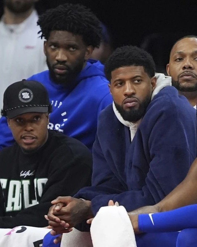 虽然我也不喜欢恩比德＆乔治，但是我没找到恩比德不满乔治打打歇歇的新闻来源nba