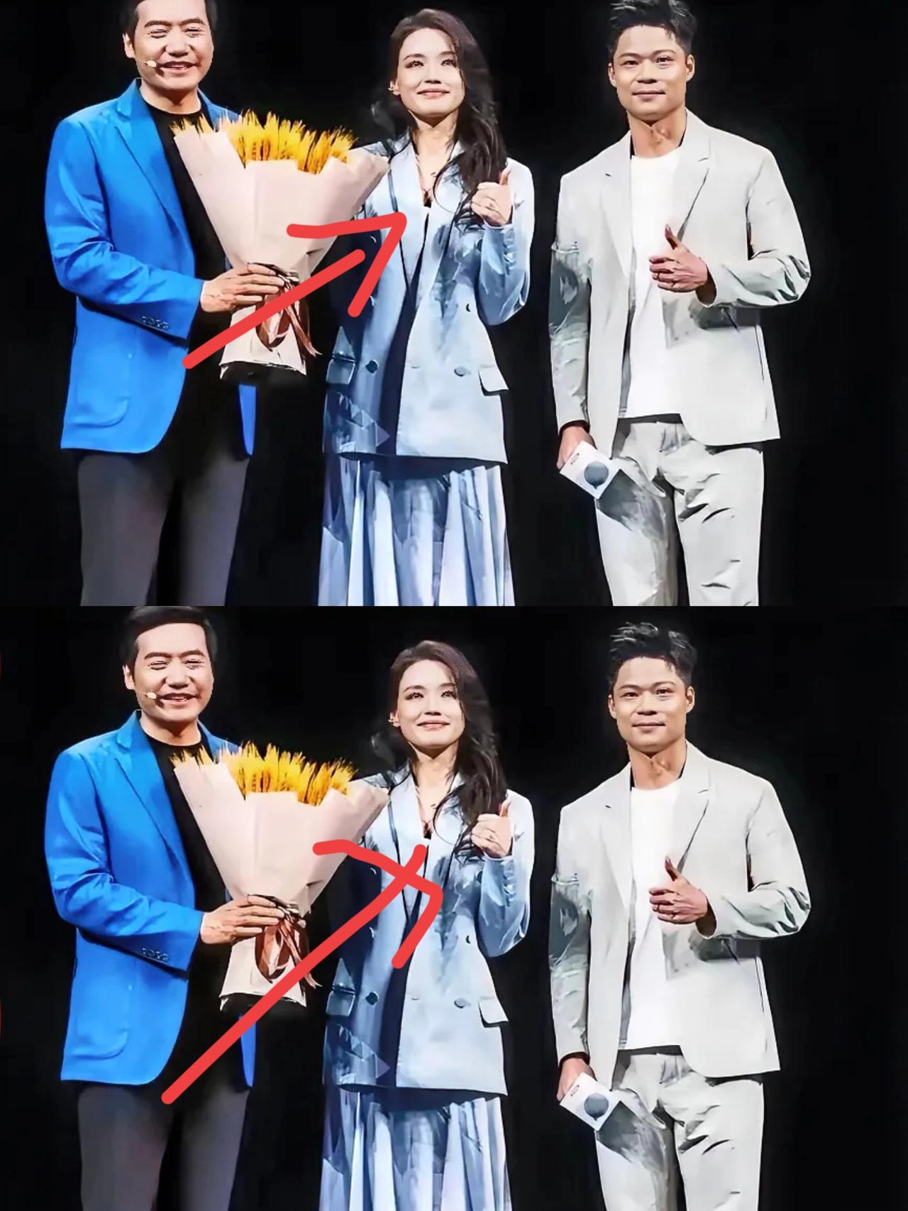 我能接受舒淇49岁了，
也能接受舒淇代言SU7，
但真的接受不了，49岁的舒淇在