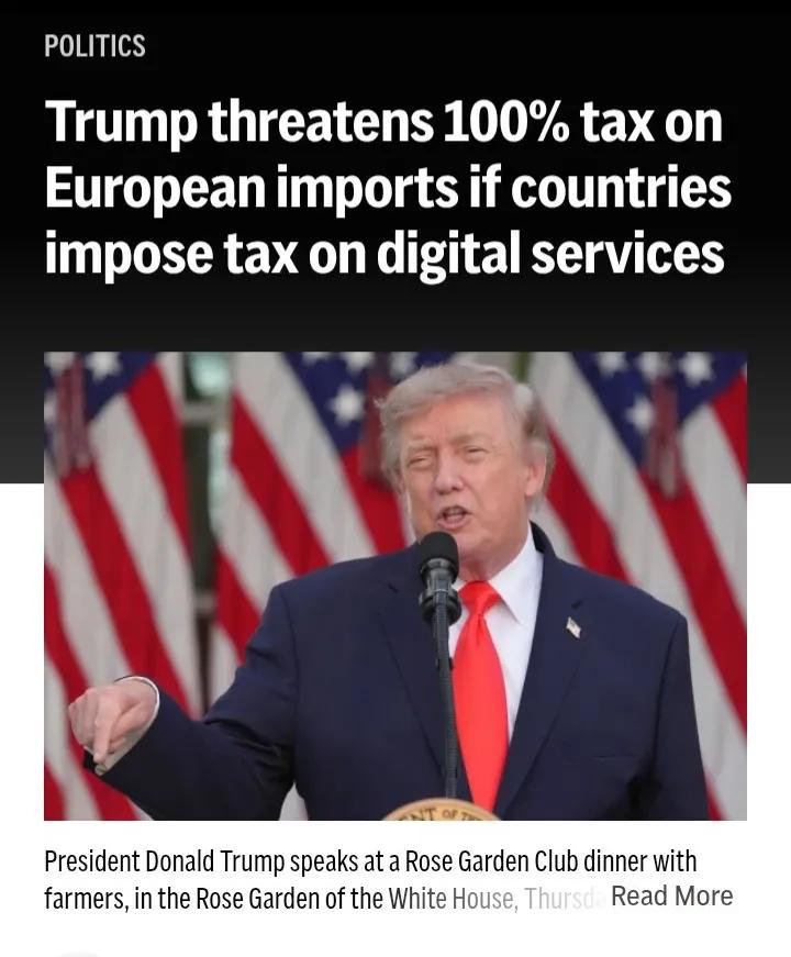 欧盟一旦同时与世界第一，二大经济体美国，中国发生贸易摩擦，也会对自身产生严重的影
