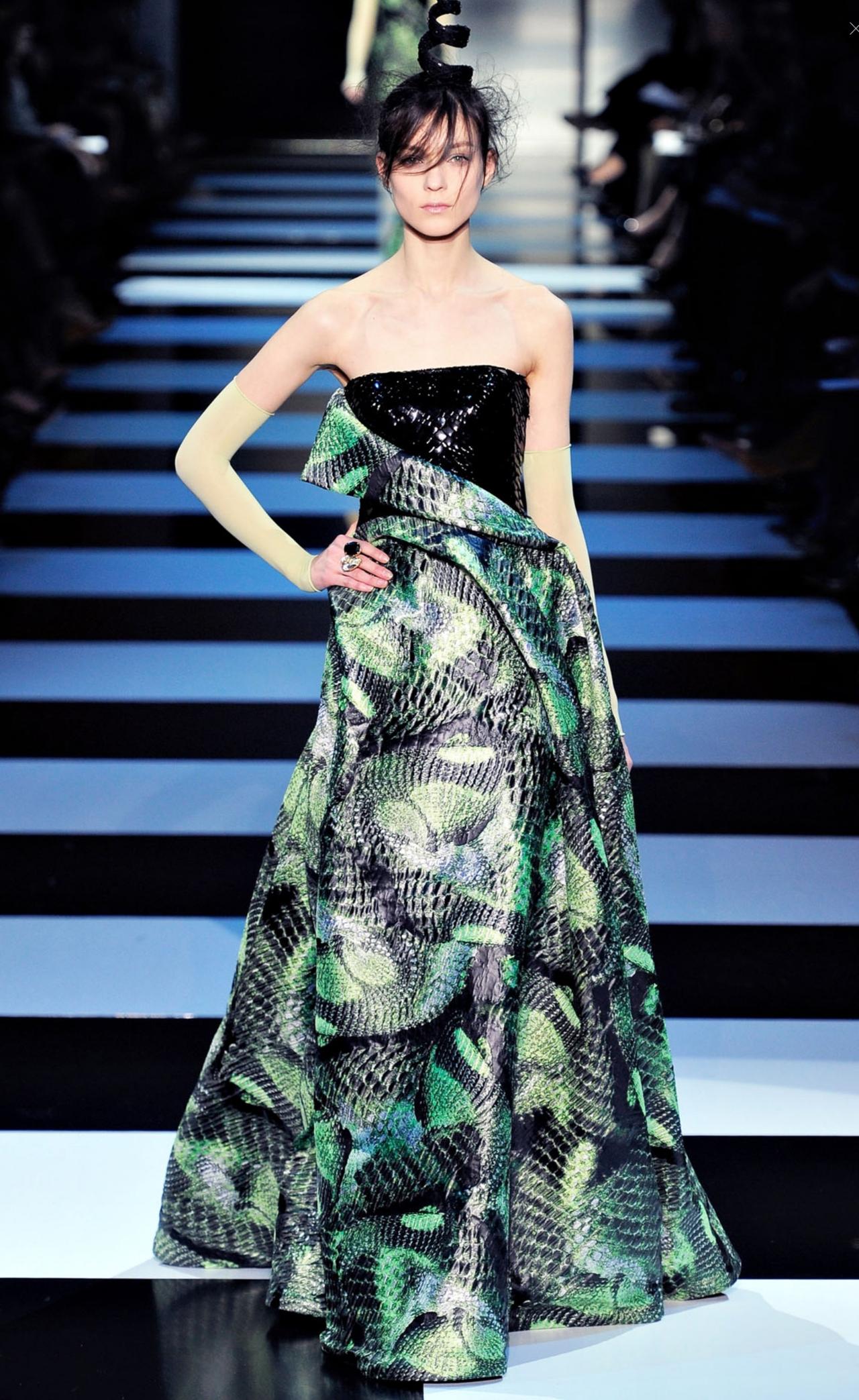 秀场回顾 | Armani Privé 2012春夏高级定制系列：光影游戏，面料