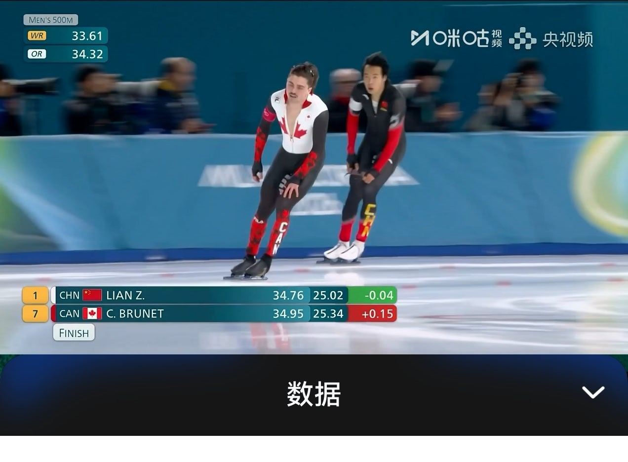 中国男子速滑牛逼啊！一个比一个快！全民聊冬奥