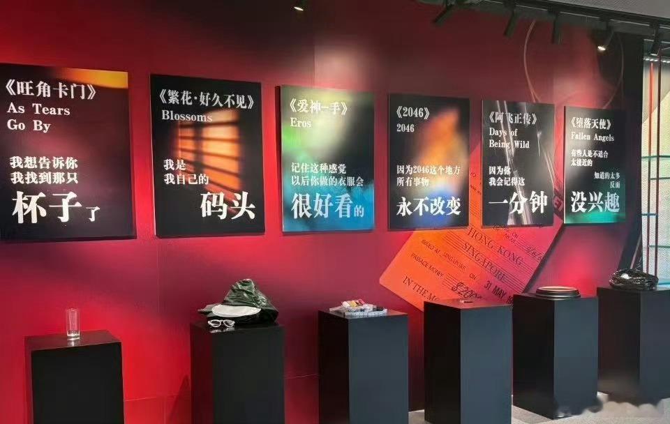7月19日繁花永续中国电影资料馆江南分馆  ——繁花永续王家卫作品收藏特展 ，看