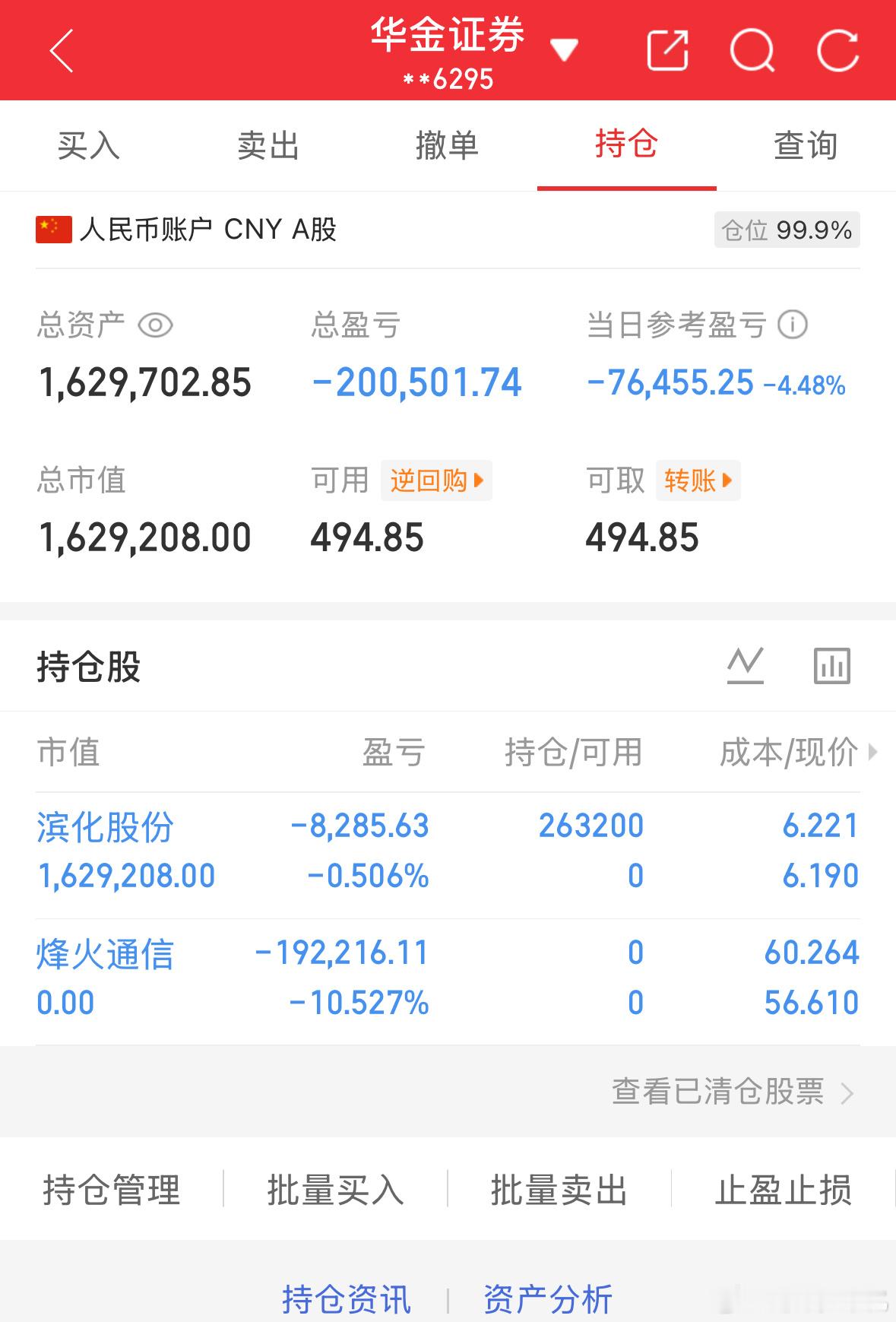 5.19记录炒股第147天（初始50万）总资产：1629702当日参考盈亏：-7