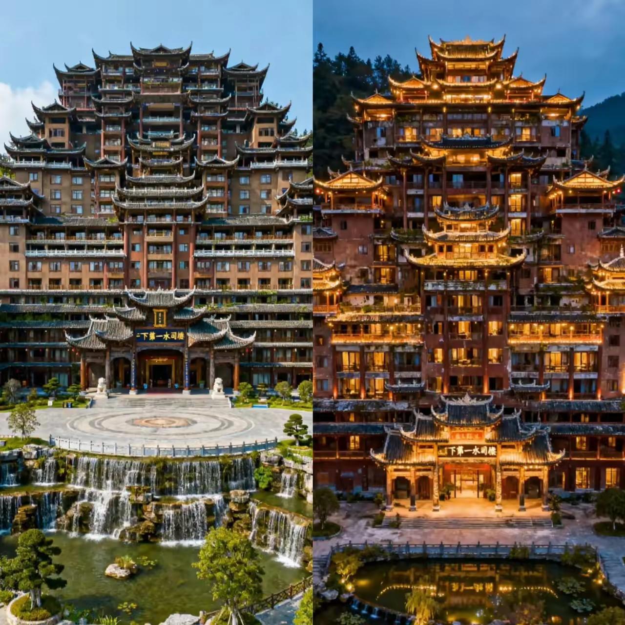 这下好了，
不止贵州，全国都知道了！
没想到，2亿烂尾楼“天下第一水司楼”变身为
