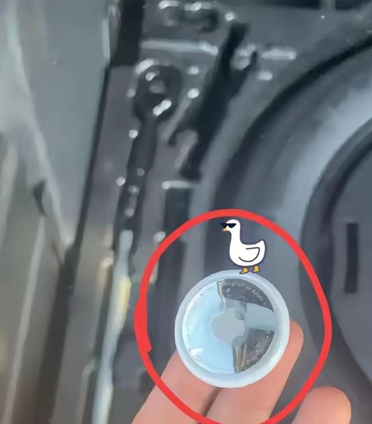 广东，一名女子在洗车的时候，无意间在备胎槽里发现了一个异物，她拿出来一看，发现竟