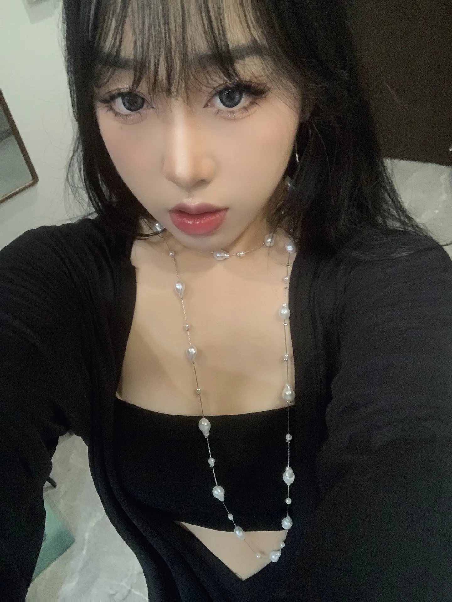 今日妆容 黑色系 欧美 原相机 轻欧美
