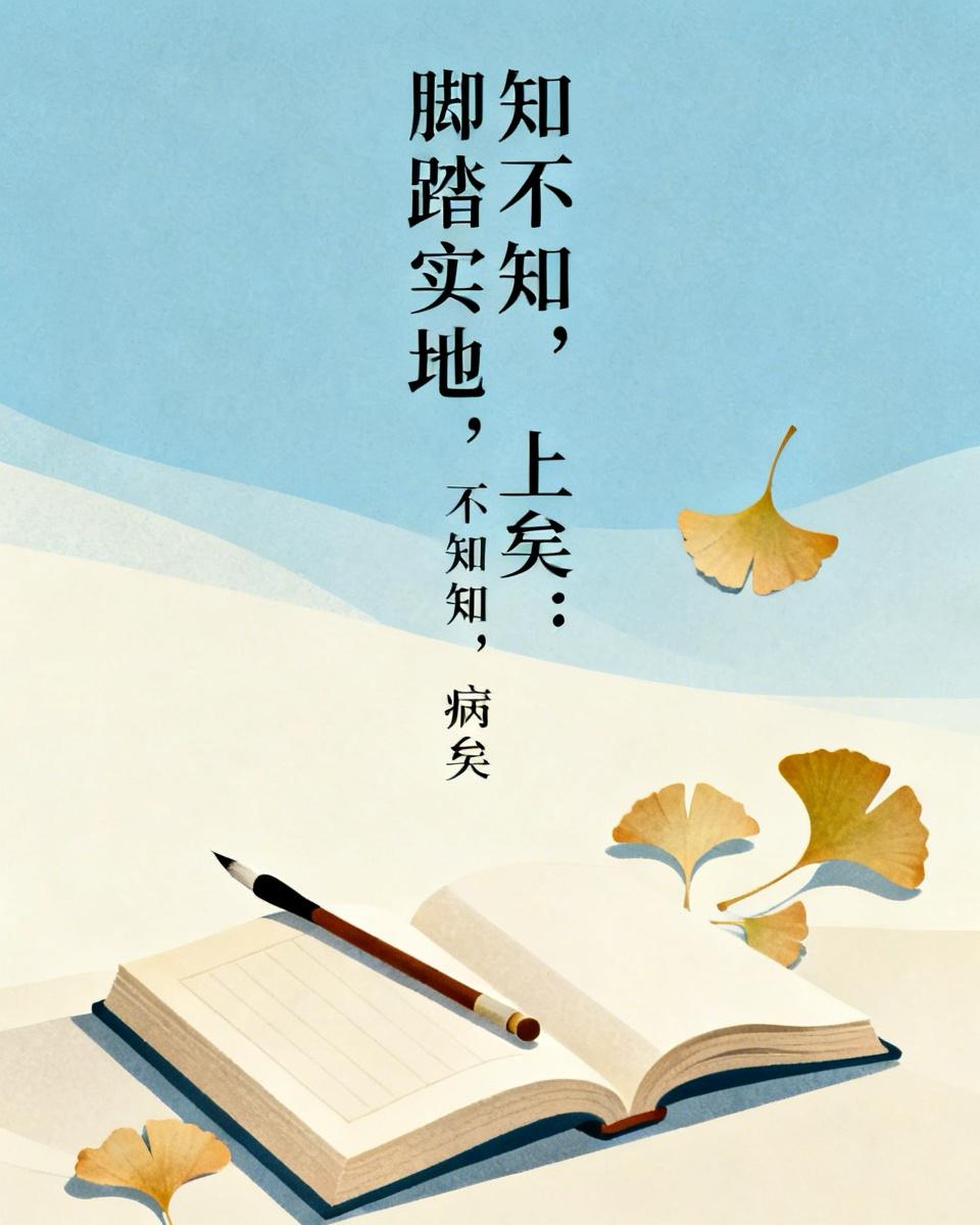 脚踏实地

杨绛上学期间，
有次给章太炎做记录。

会议开始后，
她发现自己对先