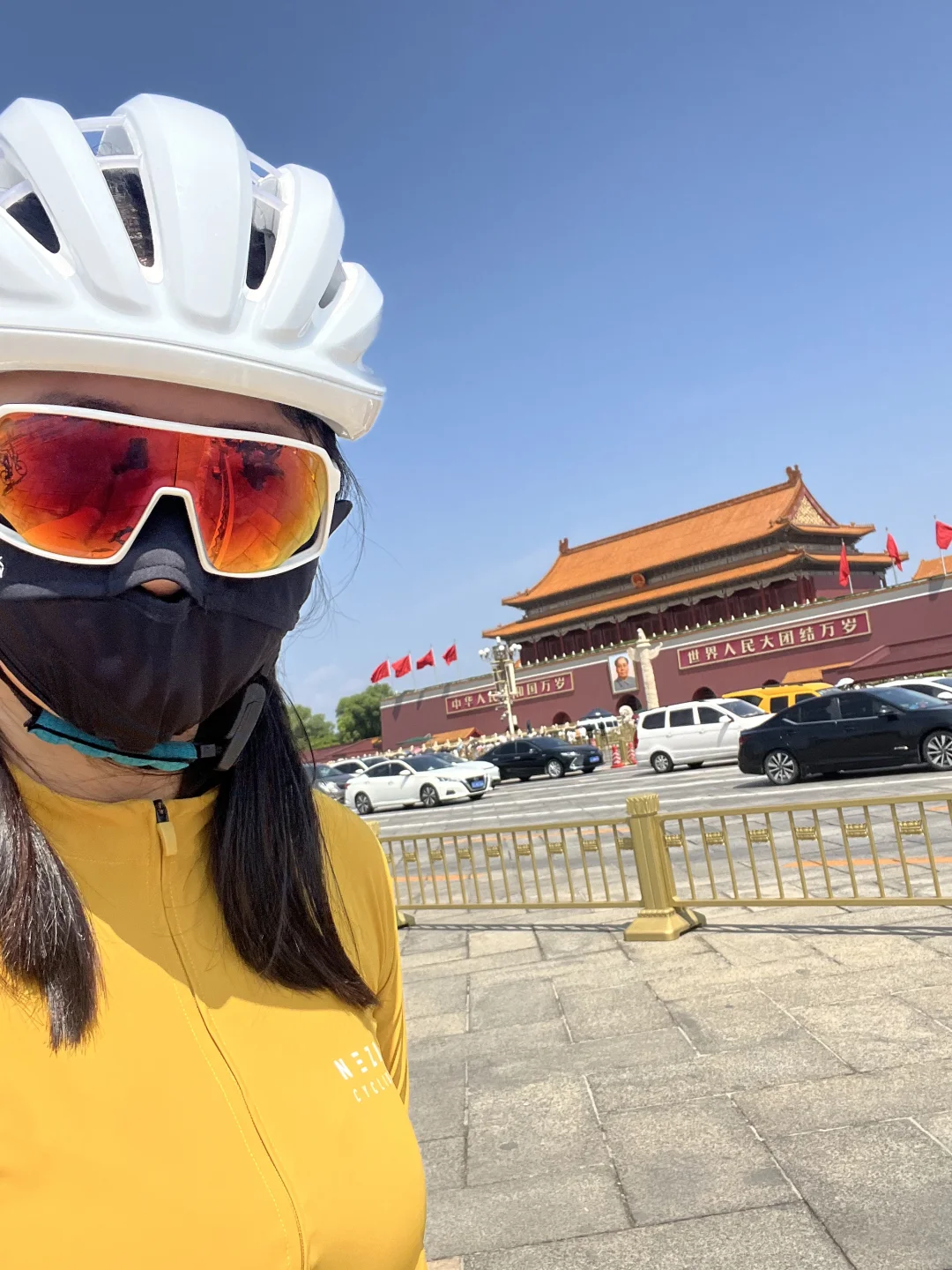 今天骑车啦~