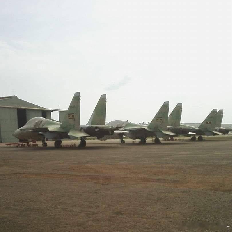 乌干达空军的苏30MK2，2011年签署合同购买6架外军影像武器装备兵器影像