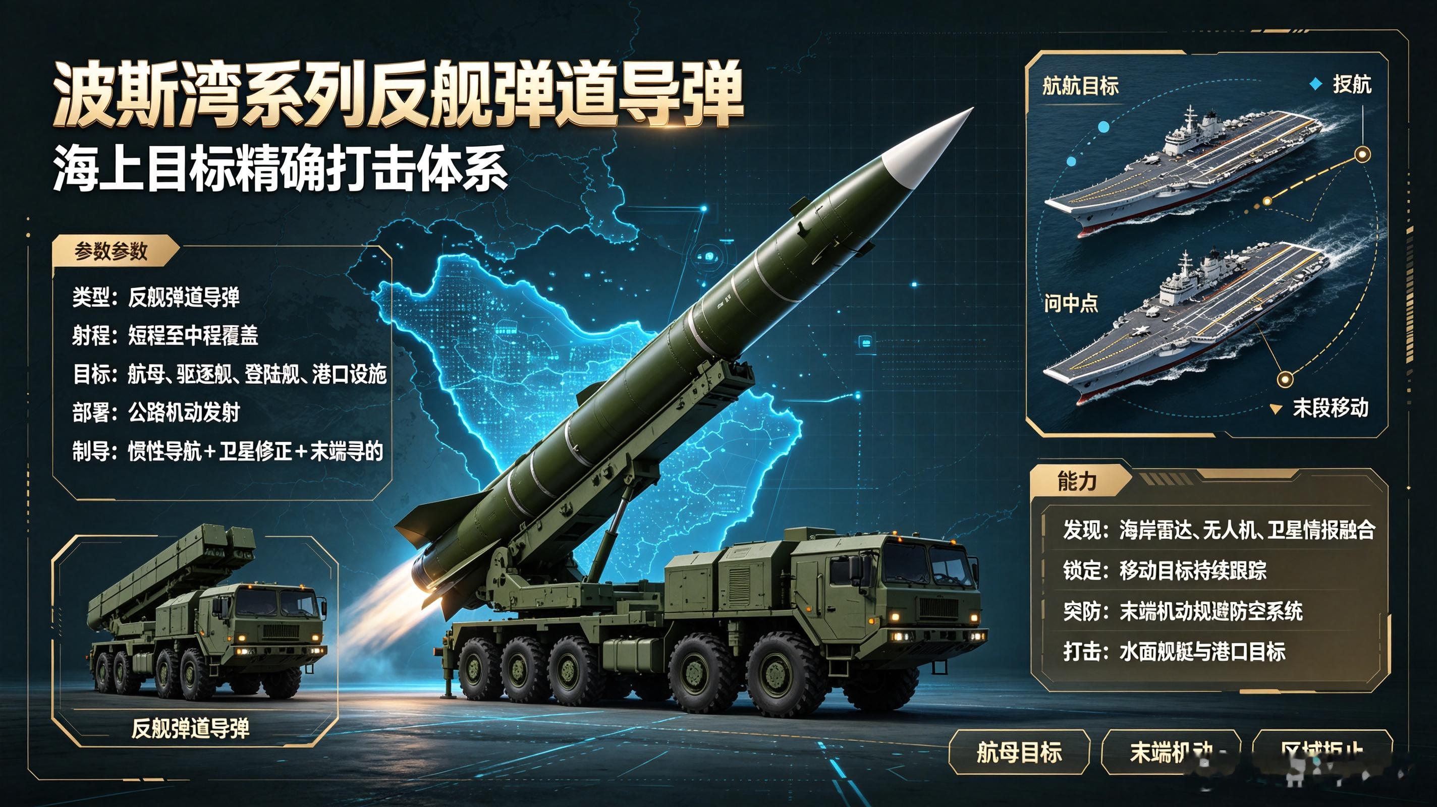 每天认识一件兵器——“波斯湾”（Khalij Fars）反舰弹道导弹今天聊聊伊朗