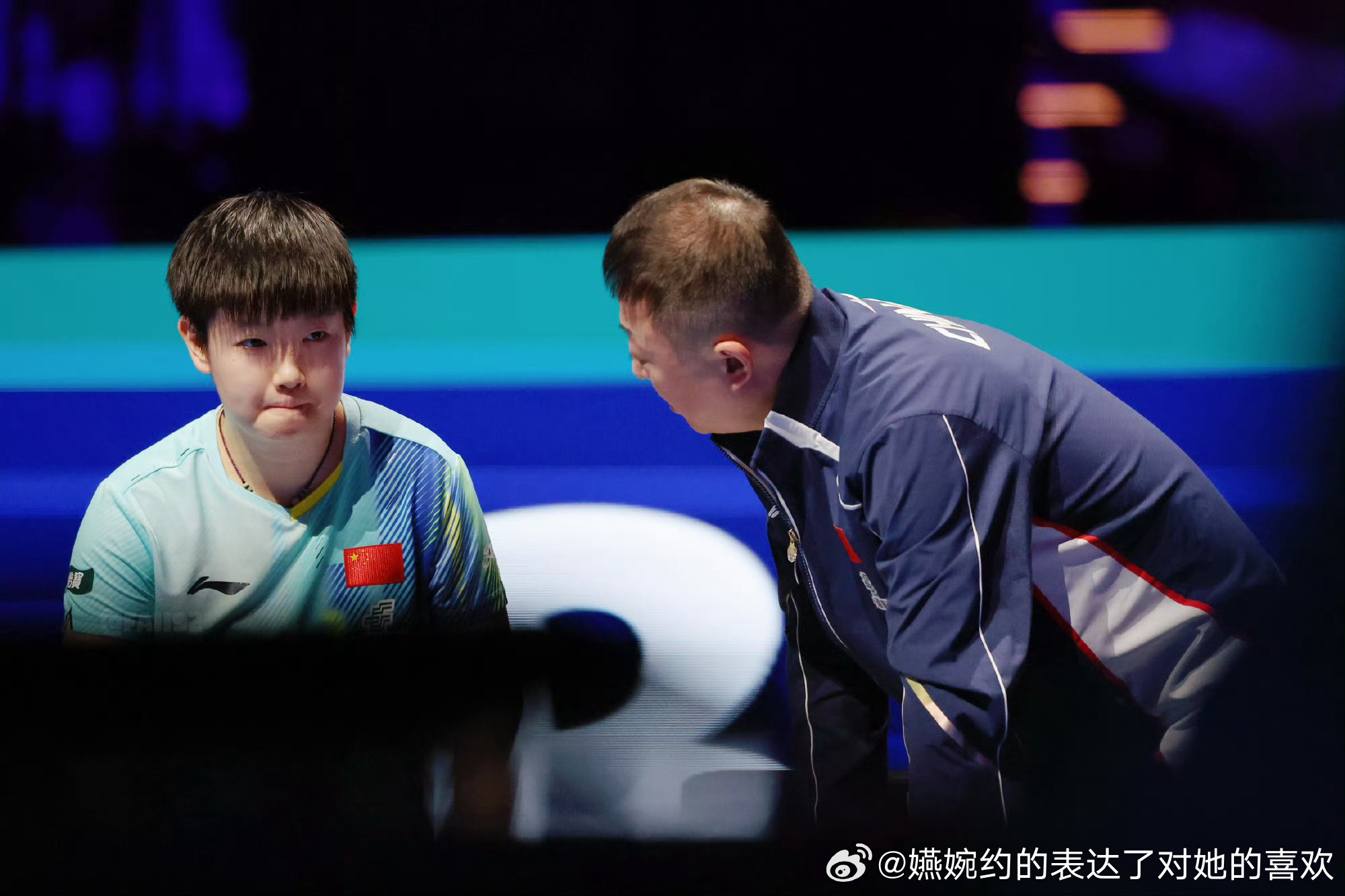 孙颖莎学队医姐姐说话好可爱，我也想被孙颖莎撒娇啊啊啊啊啊