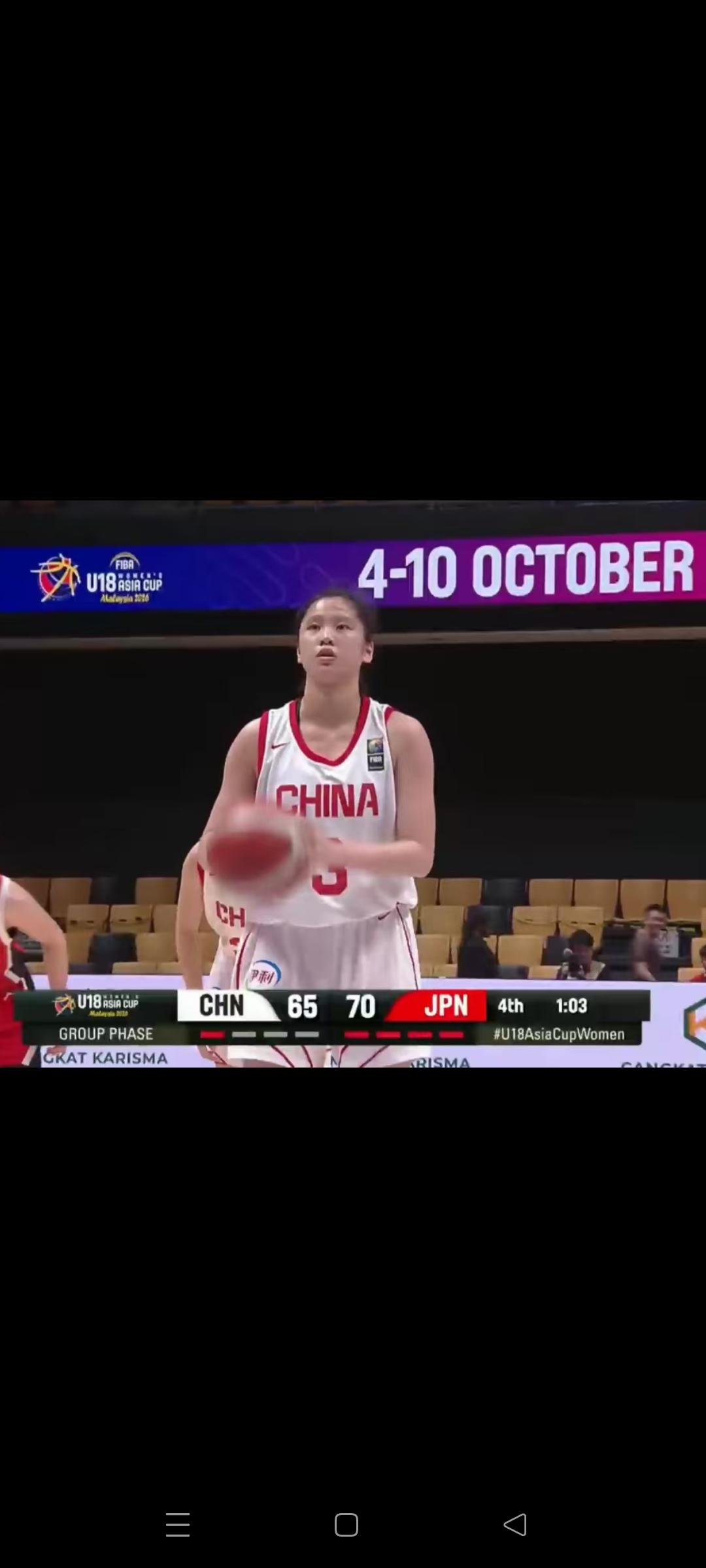 U18女篮亚洲杯4强中日韩澳！今日半决赛日本vs韩国  中国vs澳大利亚 
附加