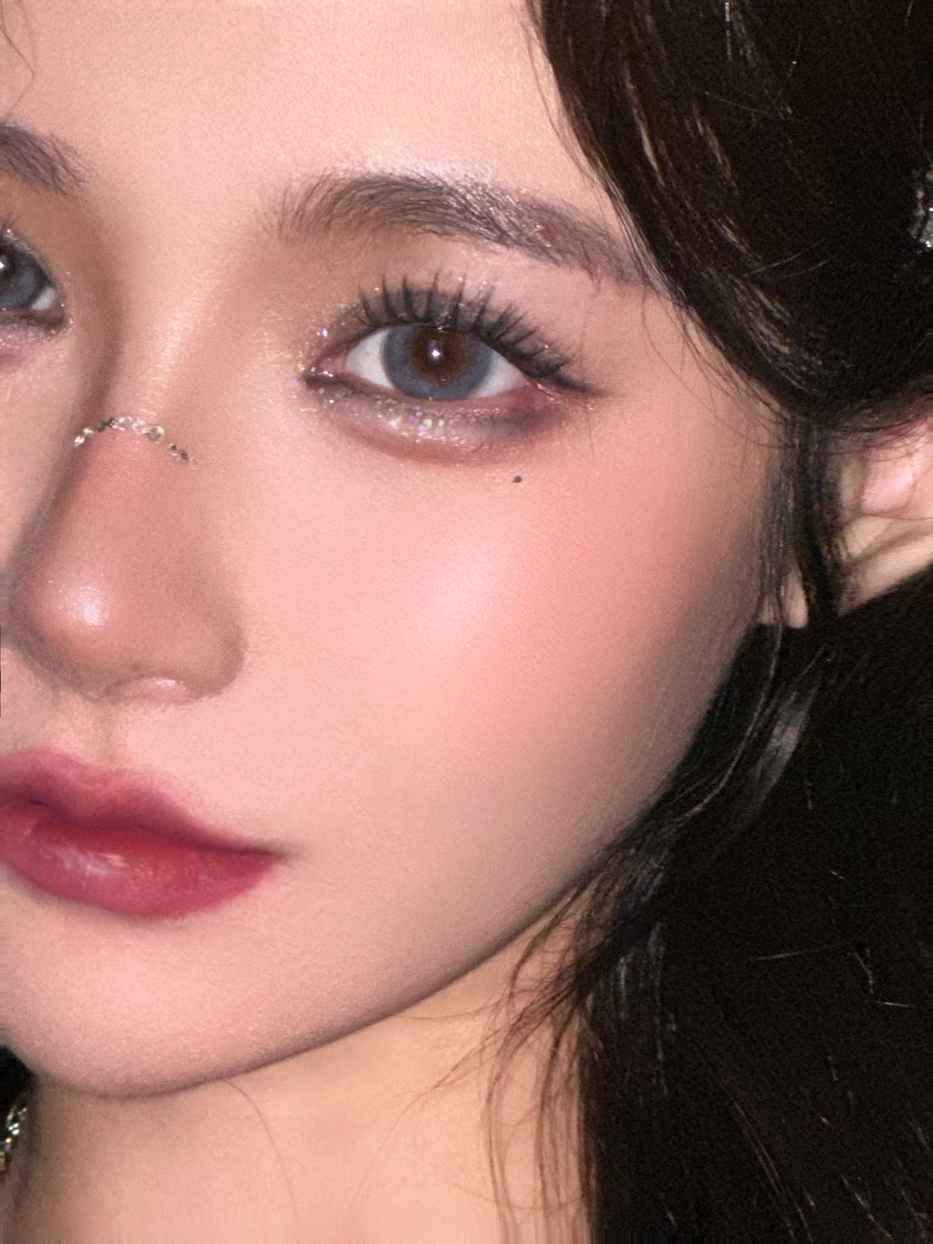 👀👄嘻嘻好喜欢这个妆♡ ​​​